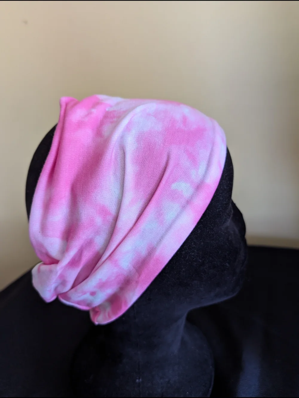 Hand Crafted Pink Tie-Dye Bohemian Headband